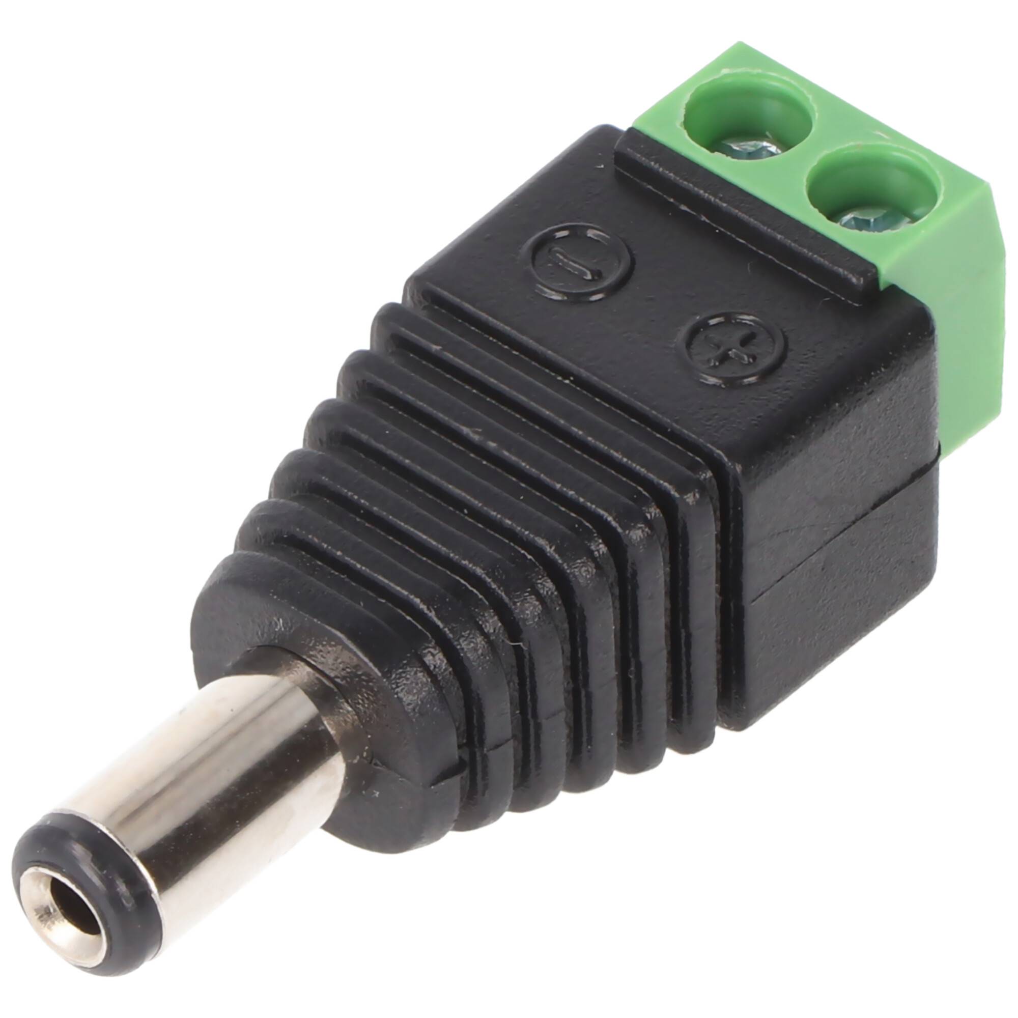 Goobay Terminal Block 2-pin > DC-Stecker 5,50 x 2,10 mm Schraubbefestigung