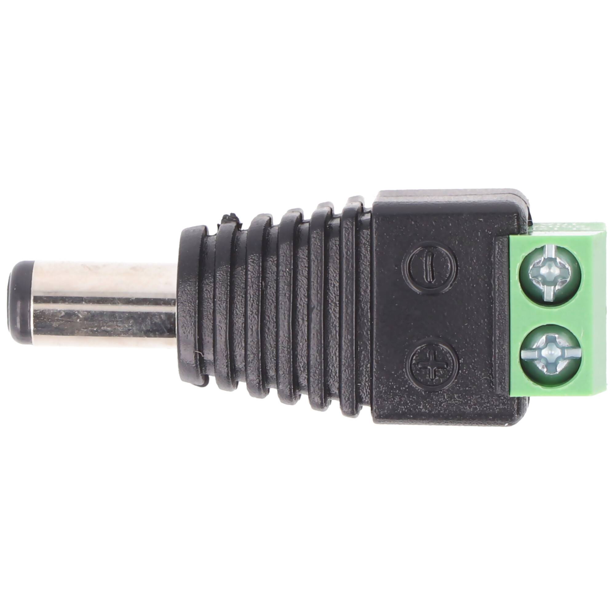 Goobay Terminal Block 2-pin > DC-Stecker 5,50 x 2,10 mm Schraubbefestigung