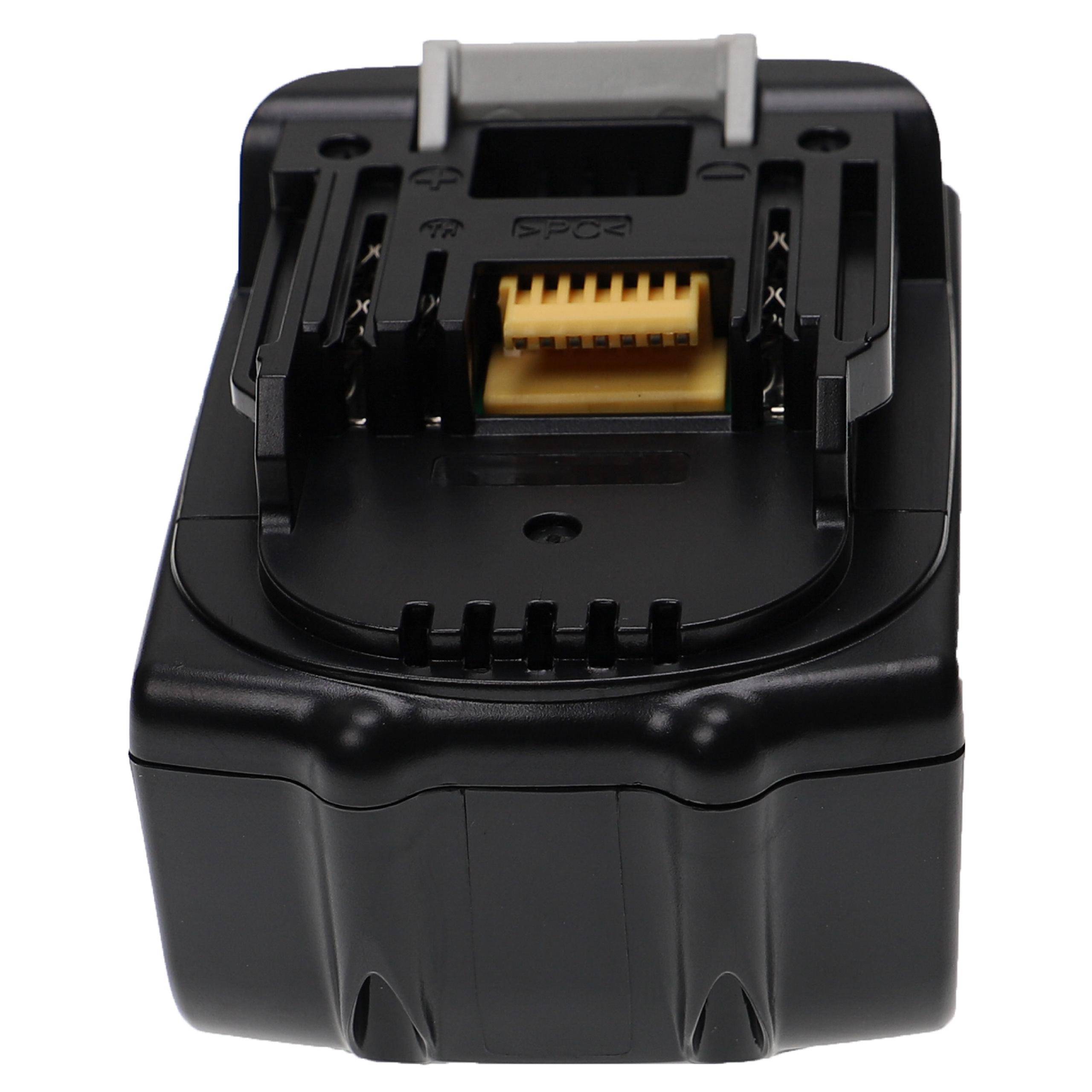 EXTENSILO Akku kompatibel mit Makita DPB181RFE, DPB181Z, DPB182, DPB182Z, DPB181, DPJ180, DPJ180ZJ Werkzeug (5000 mAh, Li-Ion, 18 V)