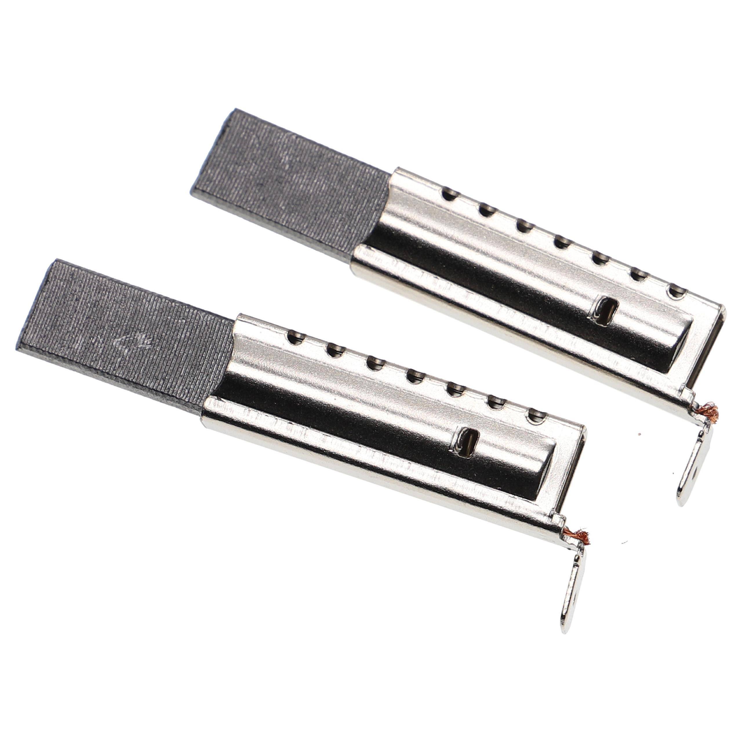 vhbw 2x Kohlebürste 5 x 12,5 x 32 mm kompatibel mit Beko 7306610003, 7306510001, 7306610004, 7306610001, 7306610002 Waschmaschine, Trockner