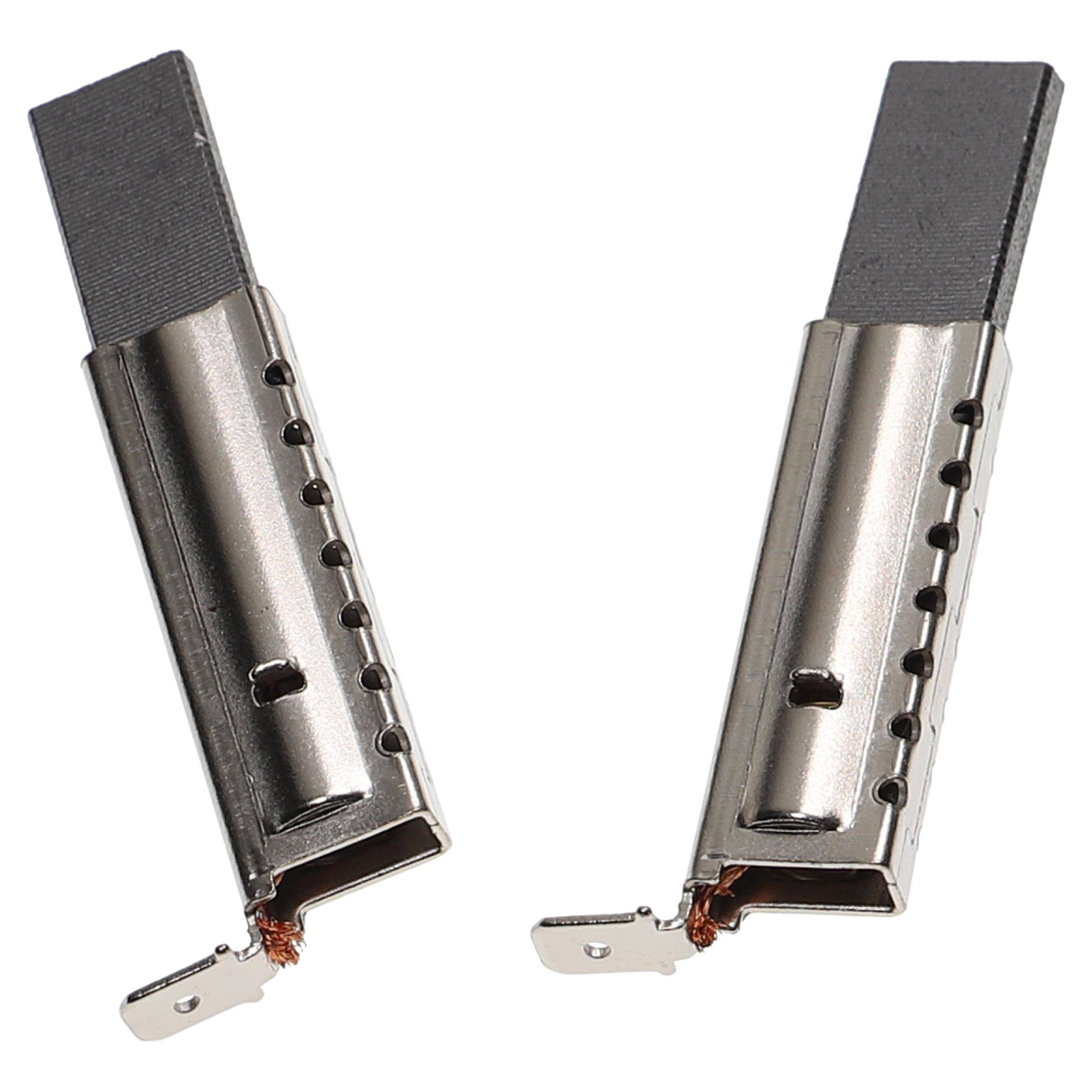 vhbw 2x Kohlebürste 5 x 12,5 x 32 mm kompatibel mit Beko 7309130001, 7308710001, 7306830001, 7306830002, 7306810003 Waschmaschine, Trockner
