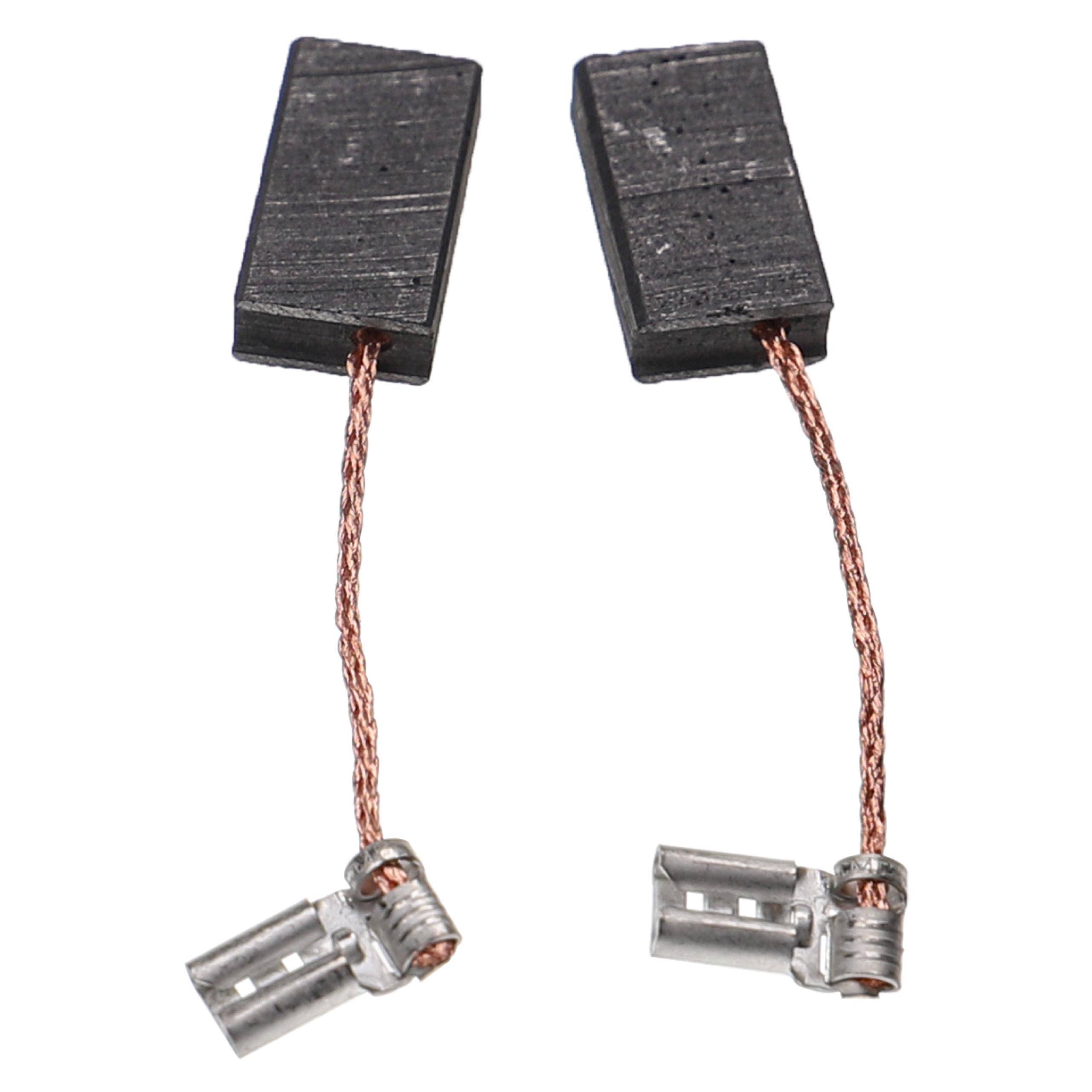 vhbw 2x Kohlebürste 17 x 10 x 5 mm kompatibel mit Collomix Xo 6, Xo 4 Elektrowerkzeug