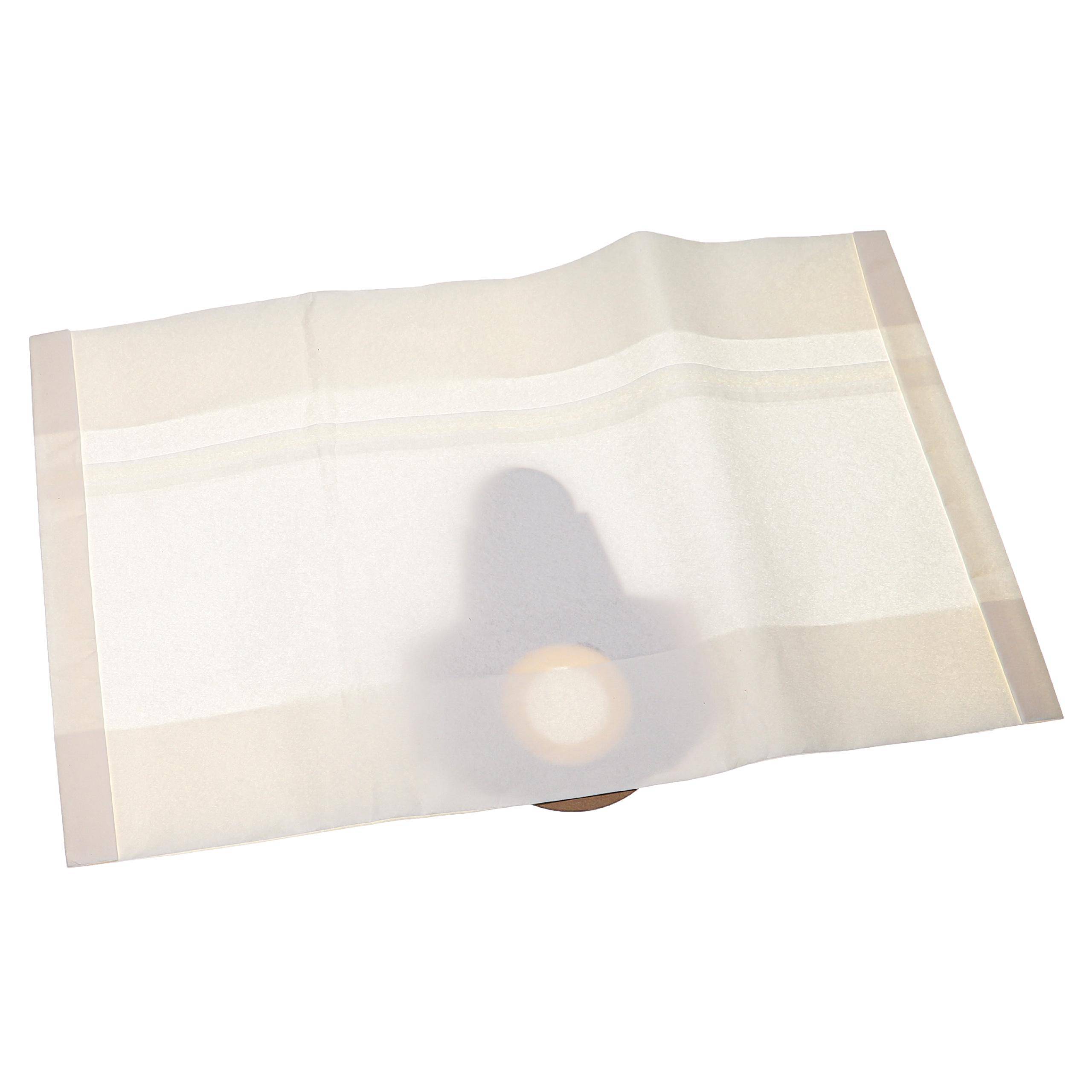 vhbw 20x Staubsaugerbeutel kompatibel mit Parkside PNTS 1300 D3 Staubsauger - Papier, 20 l Füllvolumen, 31cm x 18,5cm Weiss