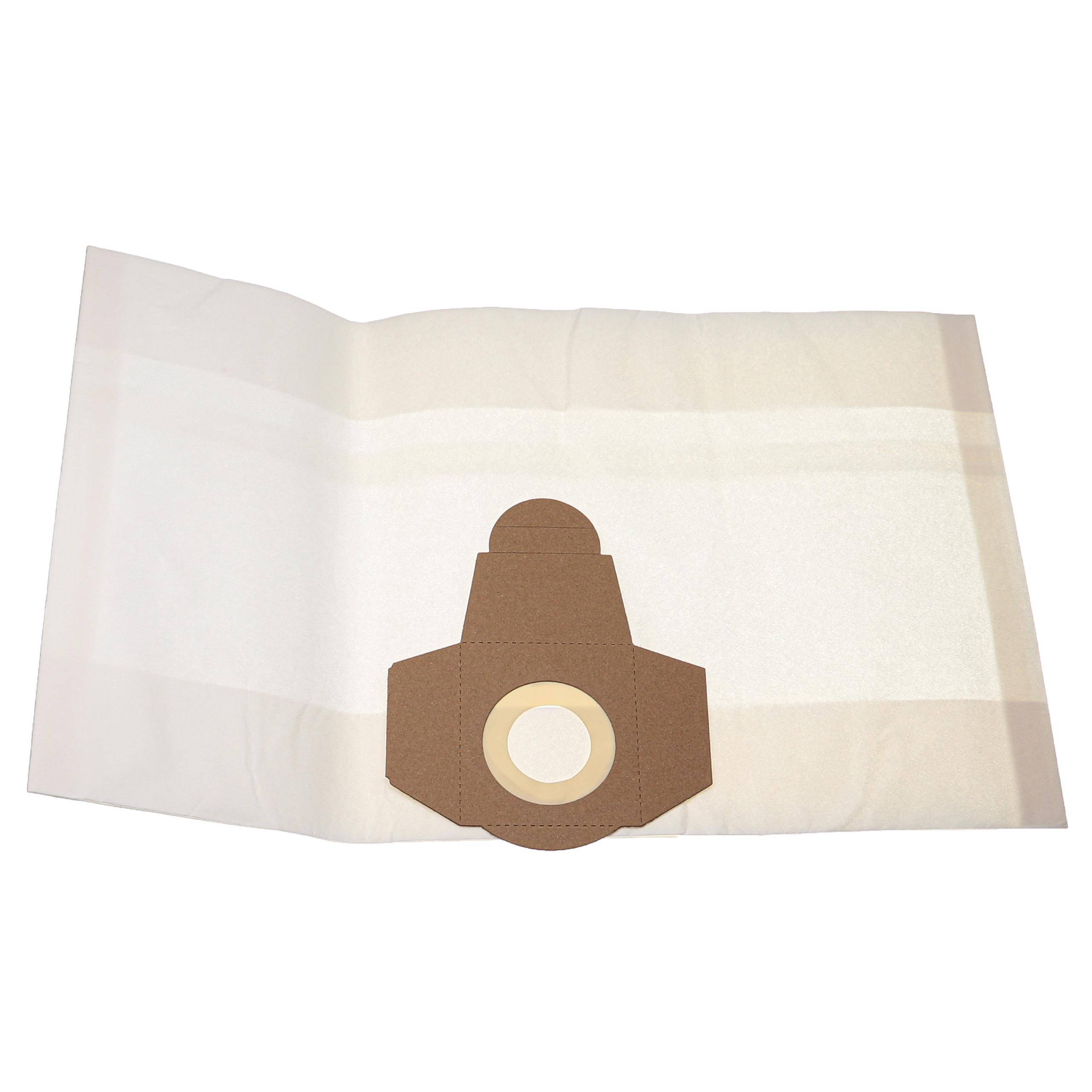 vhbw 20x Staubsaugerbeutel kompatibel mit AquaVac 58120205 Boxter 20 S Staubsauger - Papier, 20 l Füllvolumen, 31cm x 18,5cm Weiss