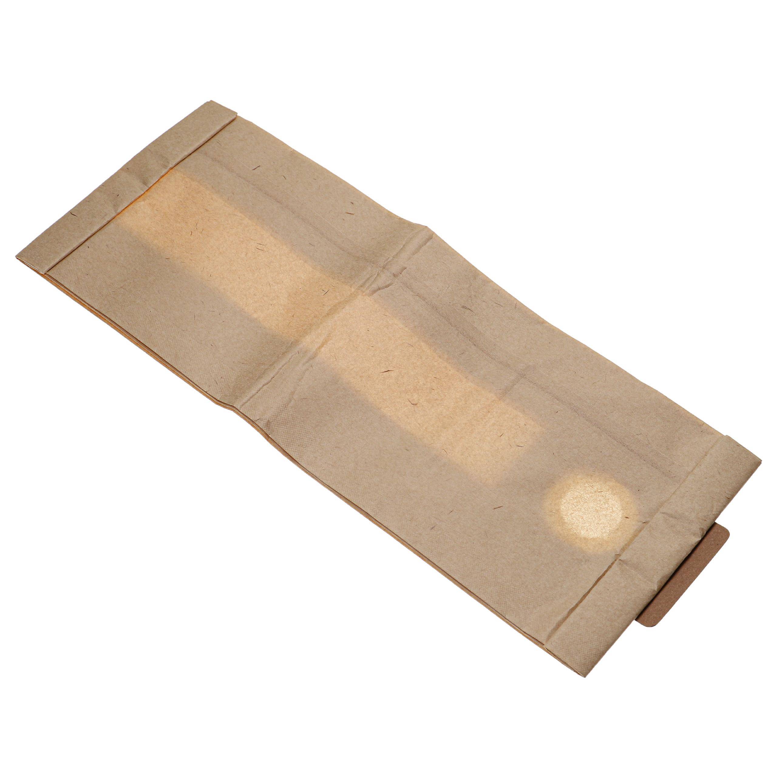 vhbw 20x Staubbeutel kompatibel mit Würth TSS 7 L Basic Staubsauger - 24cm x 15cm braun