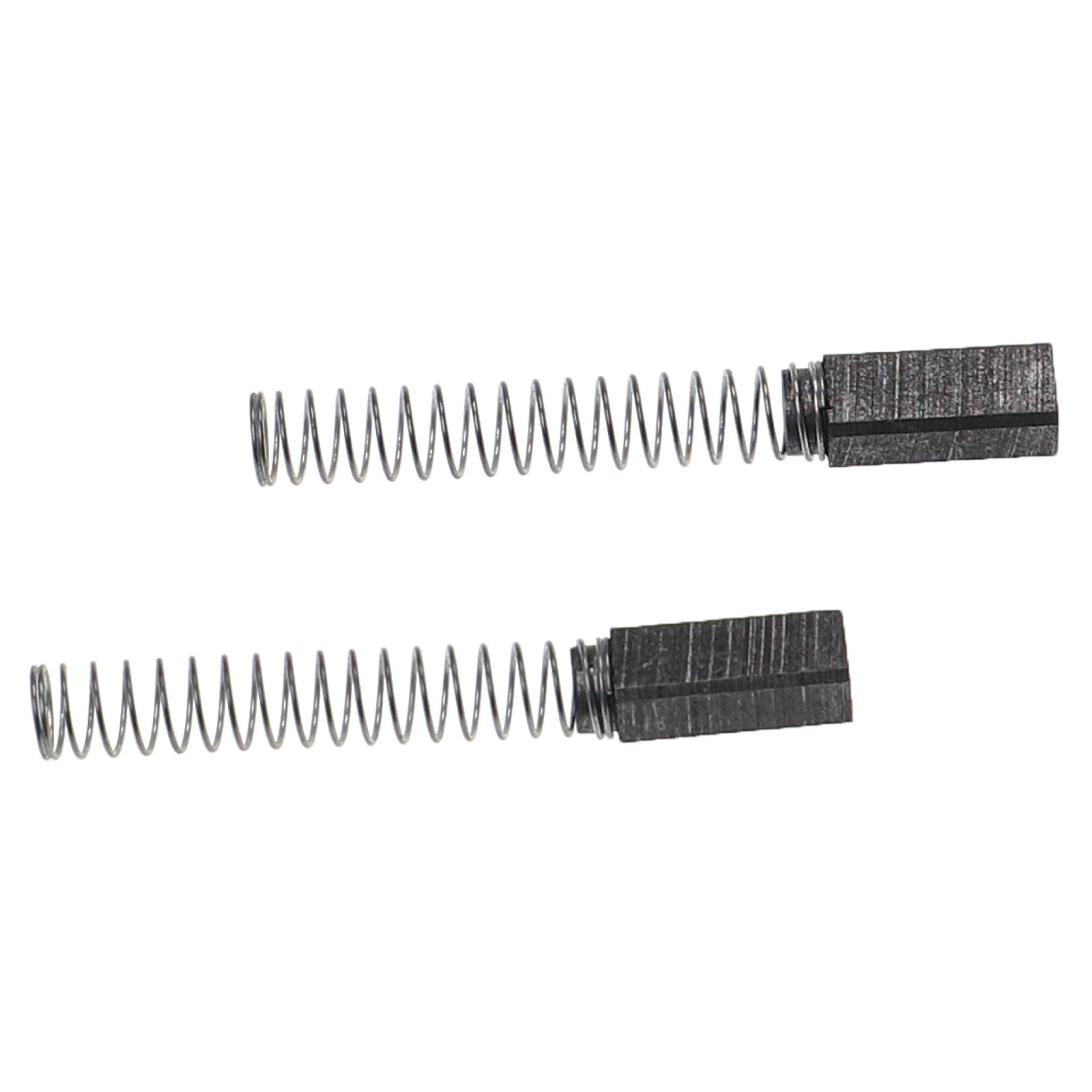 vhbw 2x Kohlebürste 4,5 x 5 x 14 mm kompatibel mit Vorwerk ET 20, ET21, ET340N, ET30, ET 9, EB 351, ET31, ET 340 Staubsauger + Feder