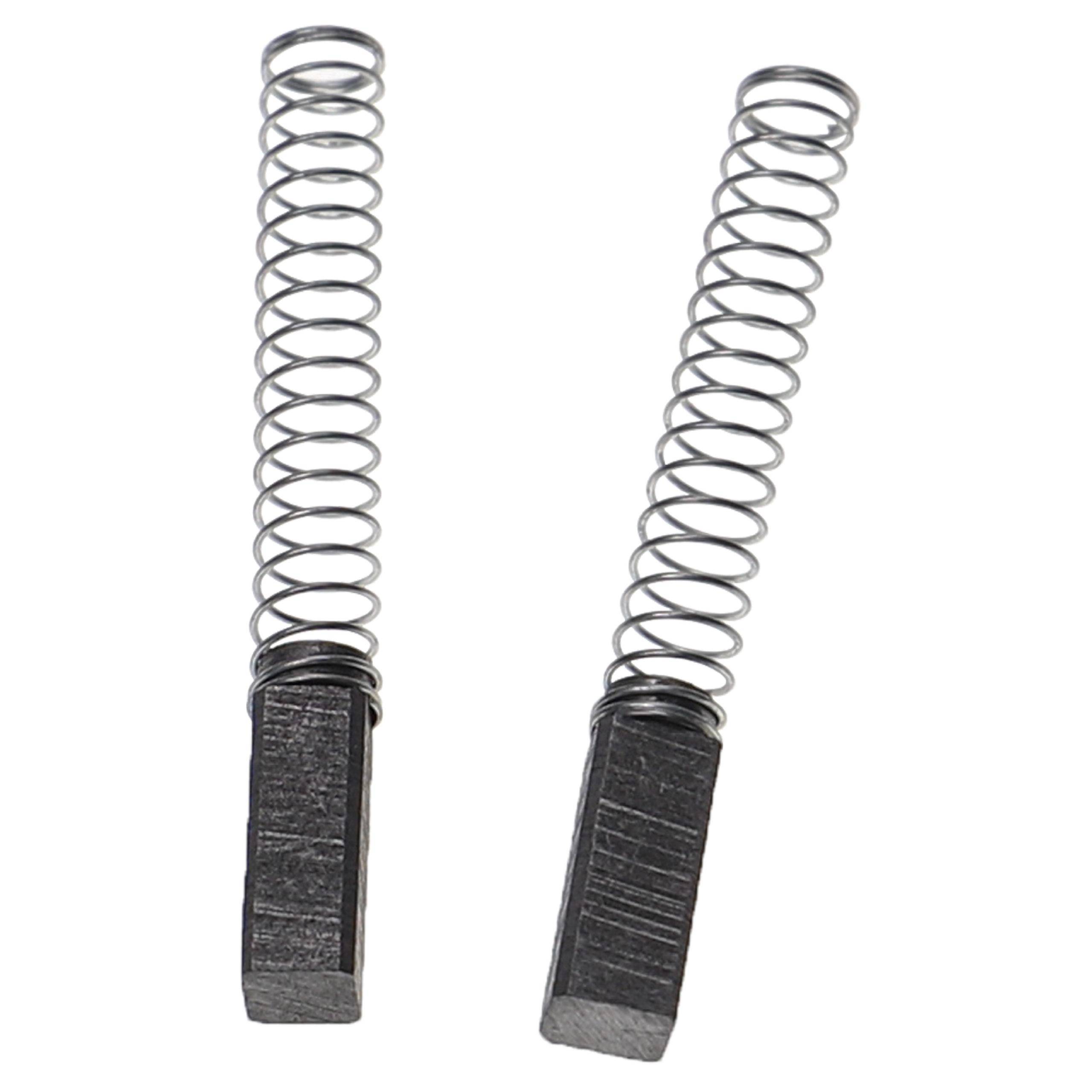 vhbw 2x Kohlebürste 4,5 x 5 x 14 mm kompatibel mit Vorwerk ET 20, ET21, ET340N, ET30, ET 9, EB 351, ET31, ET 340 Staubsauger + Feder