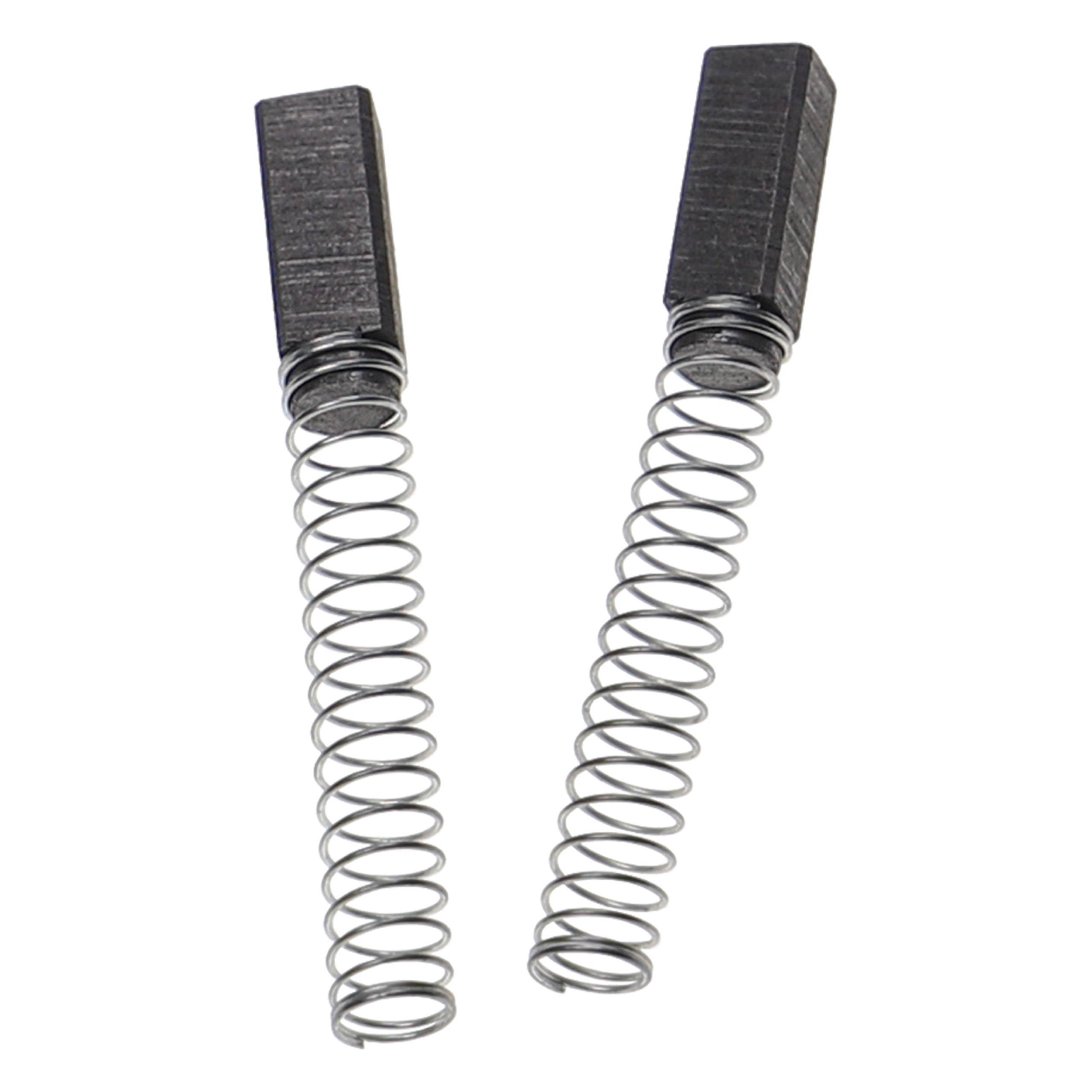 vhbw 2x Kohlebürste 4,5 x 5 x 14 mm kompatibel mit Vorwerk ET 20, ET21, ET340N, ET30, ET 9, EB 351, ET31, ET 340 Staubsauger + Feder