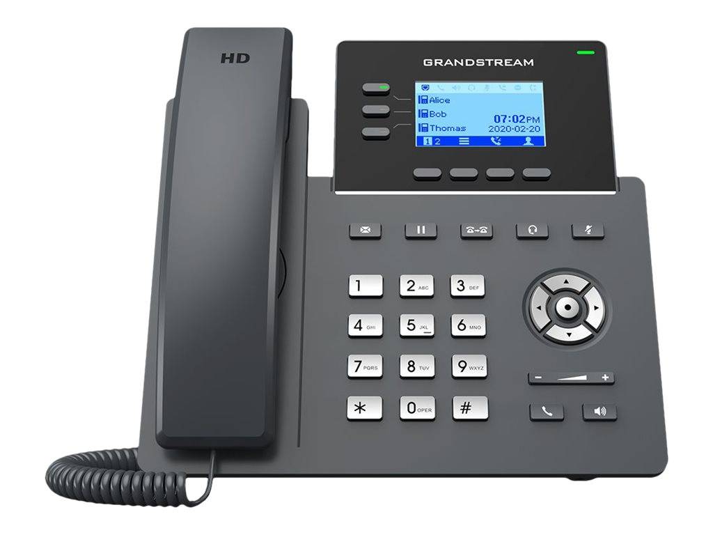 Grandstream GRP2603P - VoIP-Telefon - fünfwegig Anruffunktion - SIP - RTCP - RTP