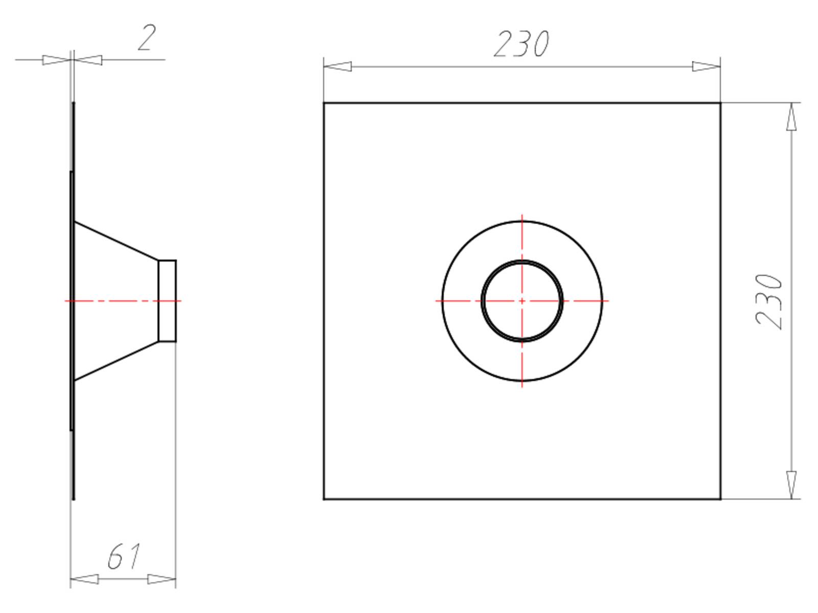 Kaiser Rohrmanschette 9059-52