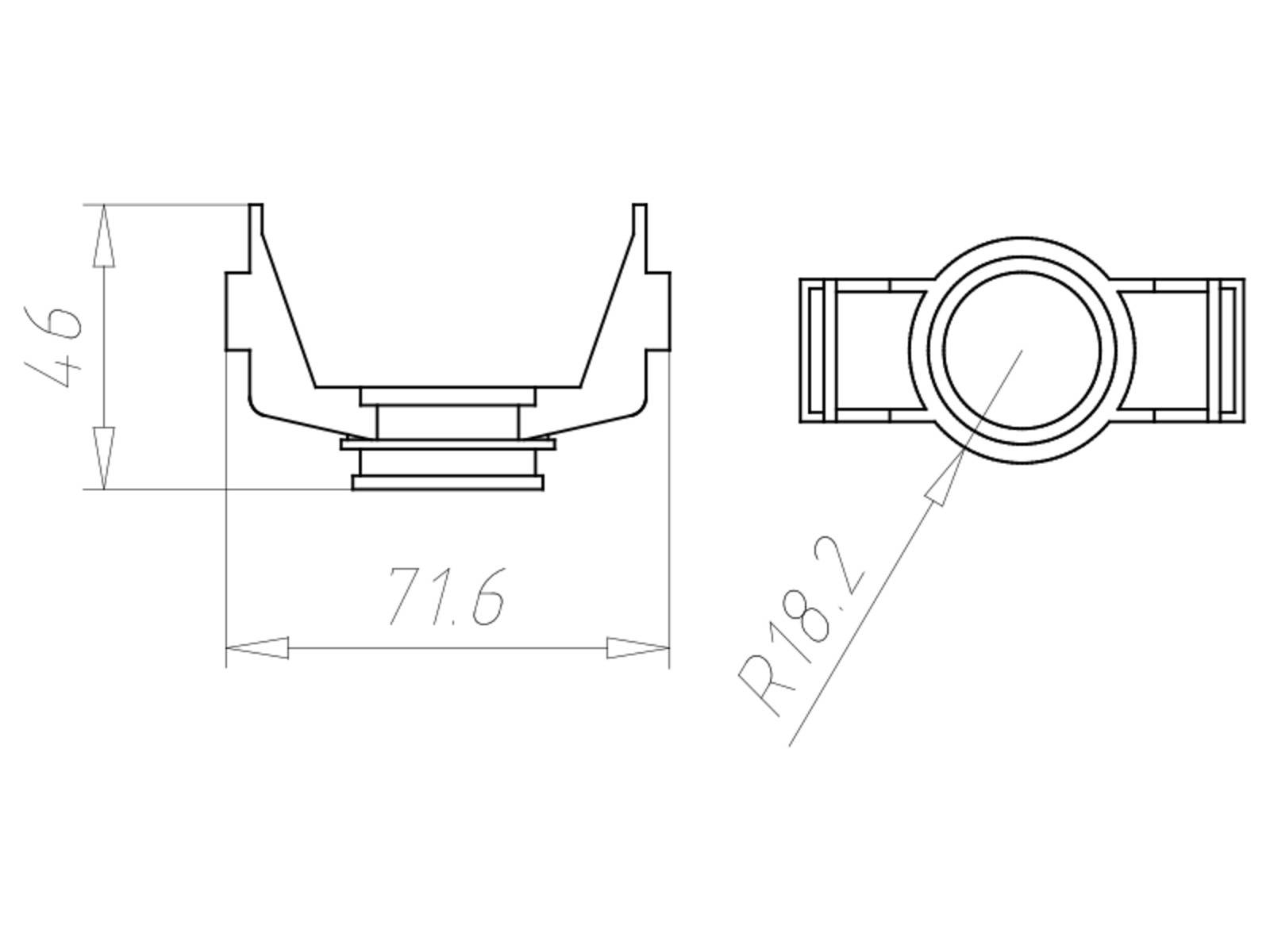 Kaiser Betonbau Prefix-Adapter 1211-25