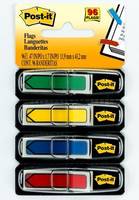 3M - Post-it Index 684-ARR3 - Index-Streifen mit Spender - 11.9 x 43.2 mm - 96 Blatt (4 x 24)