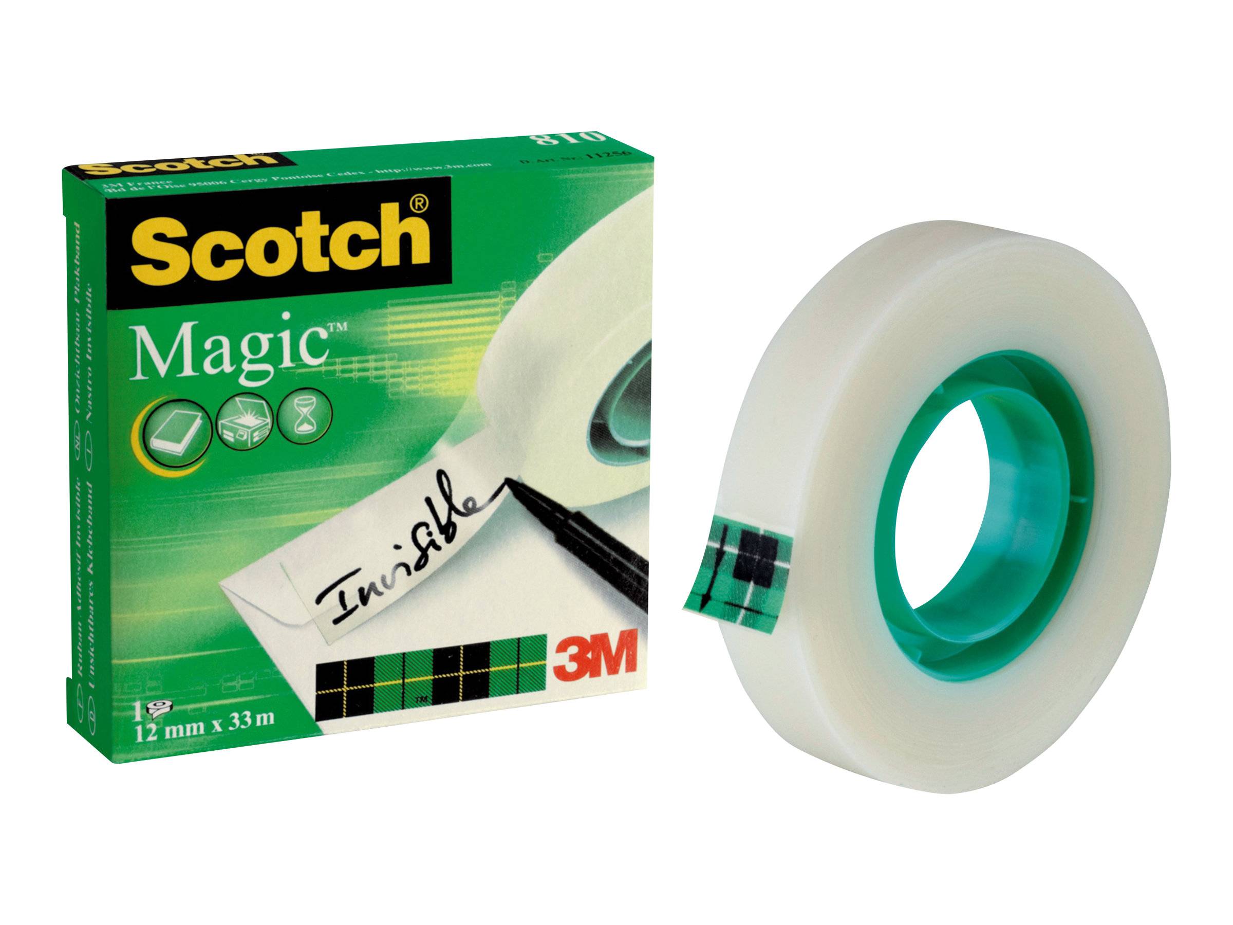 3M Scotch Magic 810 - Büro-Klebeband - 12 mm x 33 m
