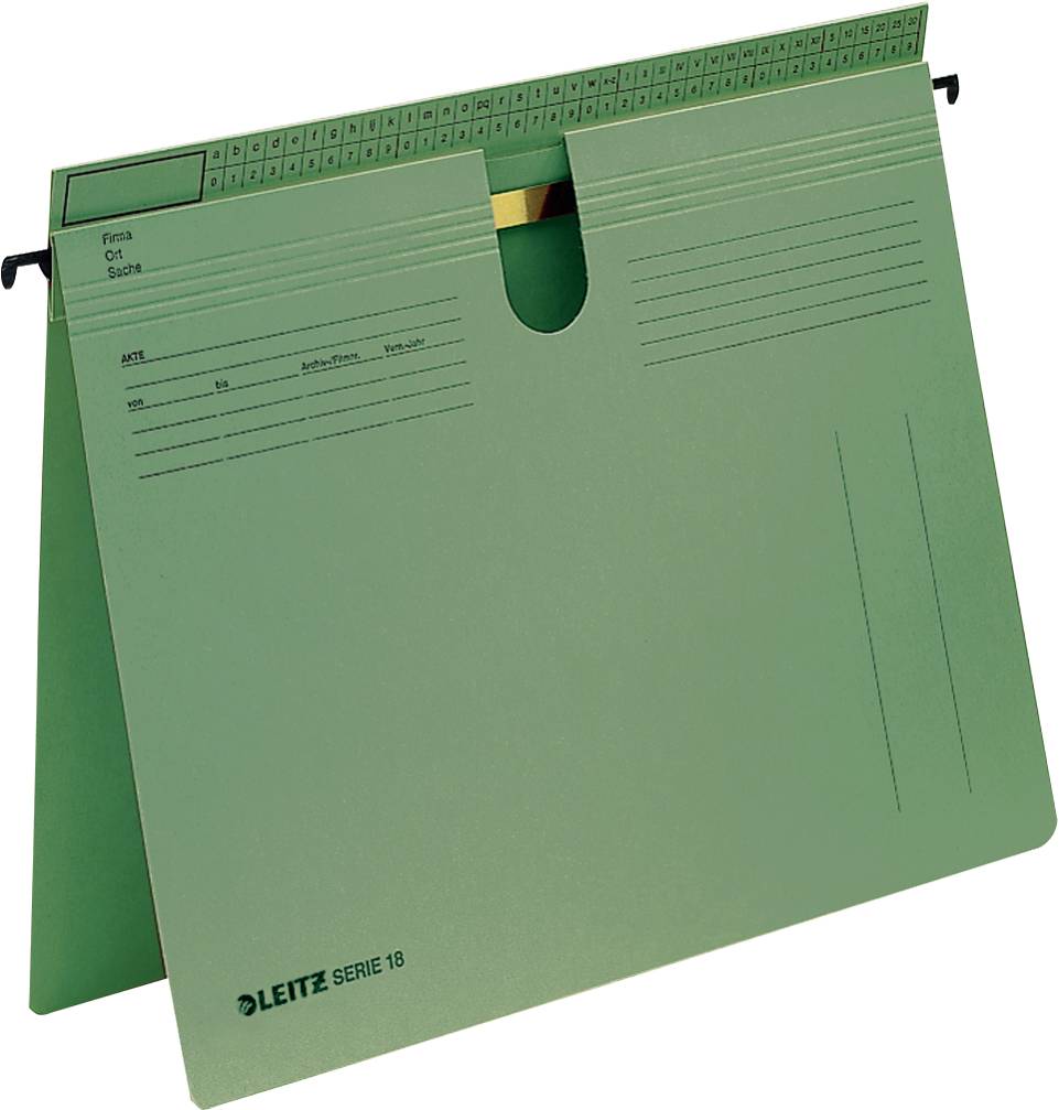 Esselte Leitz SERIE 18 - A4 - Karton - Grün - 257 mm - 2 mm - 350 mm