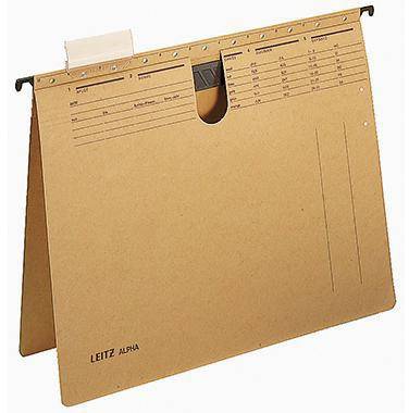 Leitz Hängehefter ALPHA 19890000 A4 250g Natronkarton br 25 St./Pa