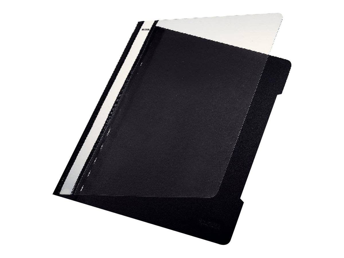 LEITZ Schnellhefter 4191 Kunststoff schwarz DIN A4, 25 St.