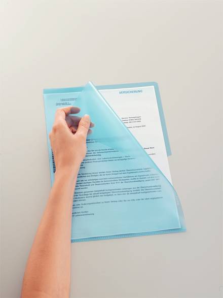 LEITZ Sichthüllen 4000 DIN A4 gelb genarbt 0,13 mm, 100 St.