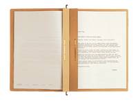 LEITZ Hängehefter ALPHA® 1987 Karton naturbraun 2 x kaufmännische Heftung, 25 St.