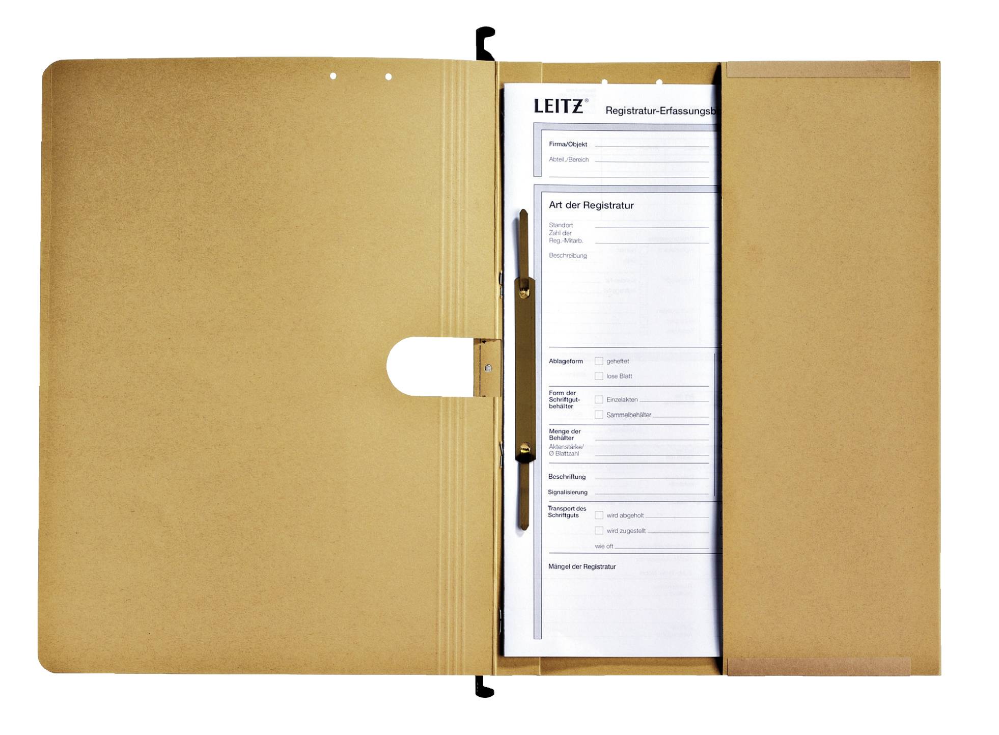 25 LEITZ Hängehefter ALPHA 1912 Karton naturbraun