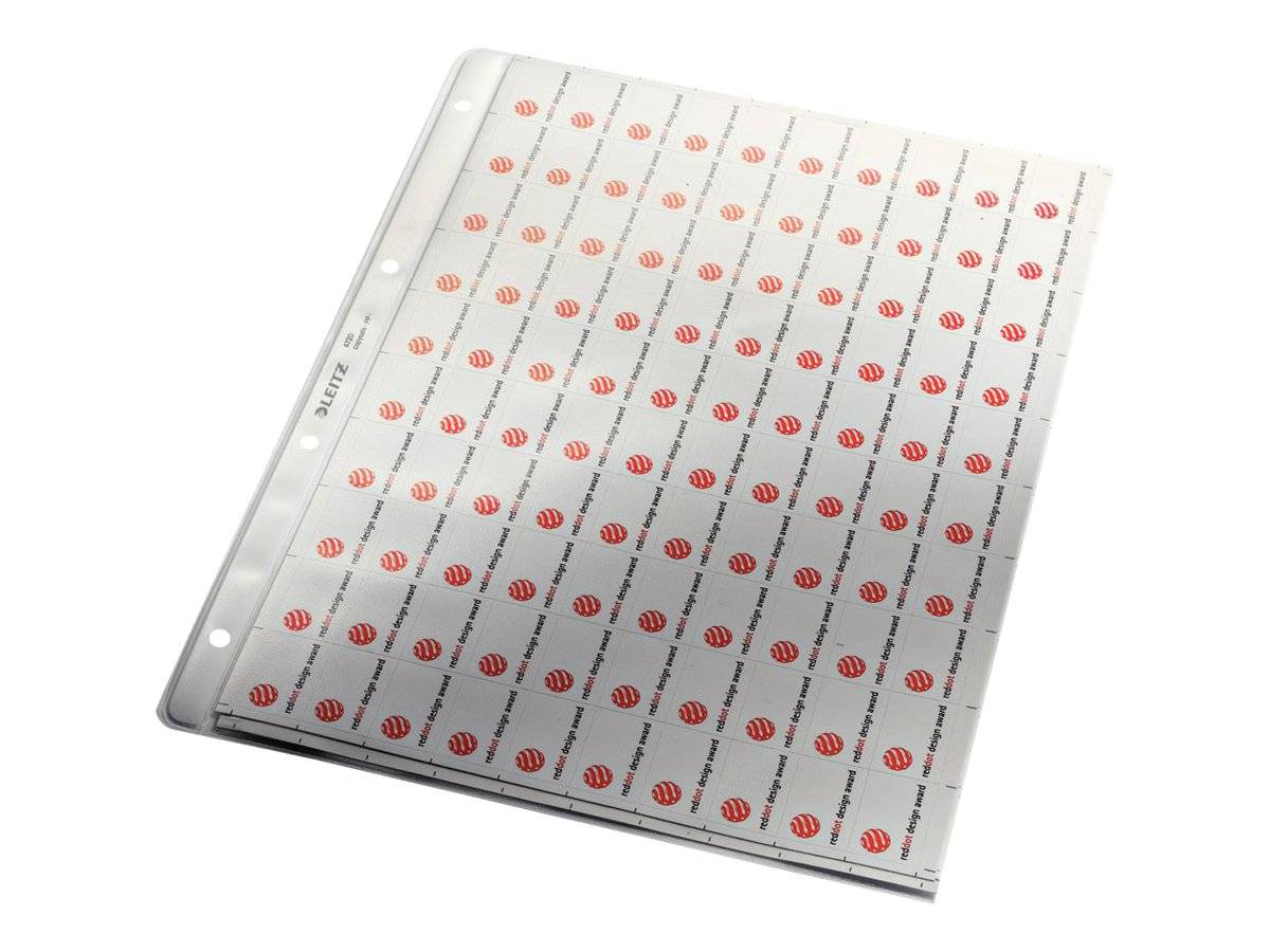 LEITZ Prospekthüllen 4720 DIN A4 transparent genarbt 0,13 mm, 100 St.