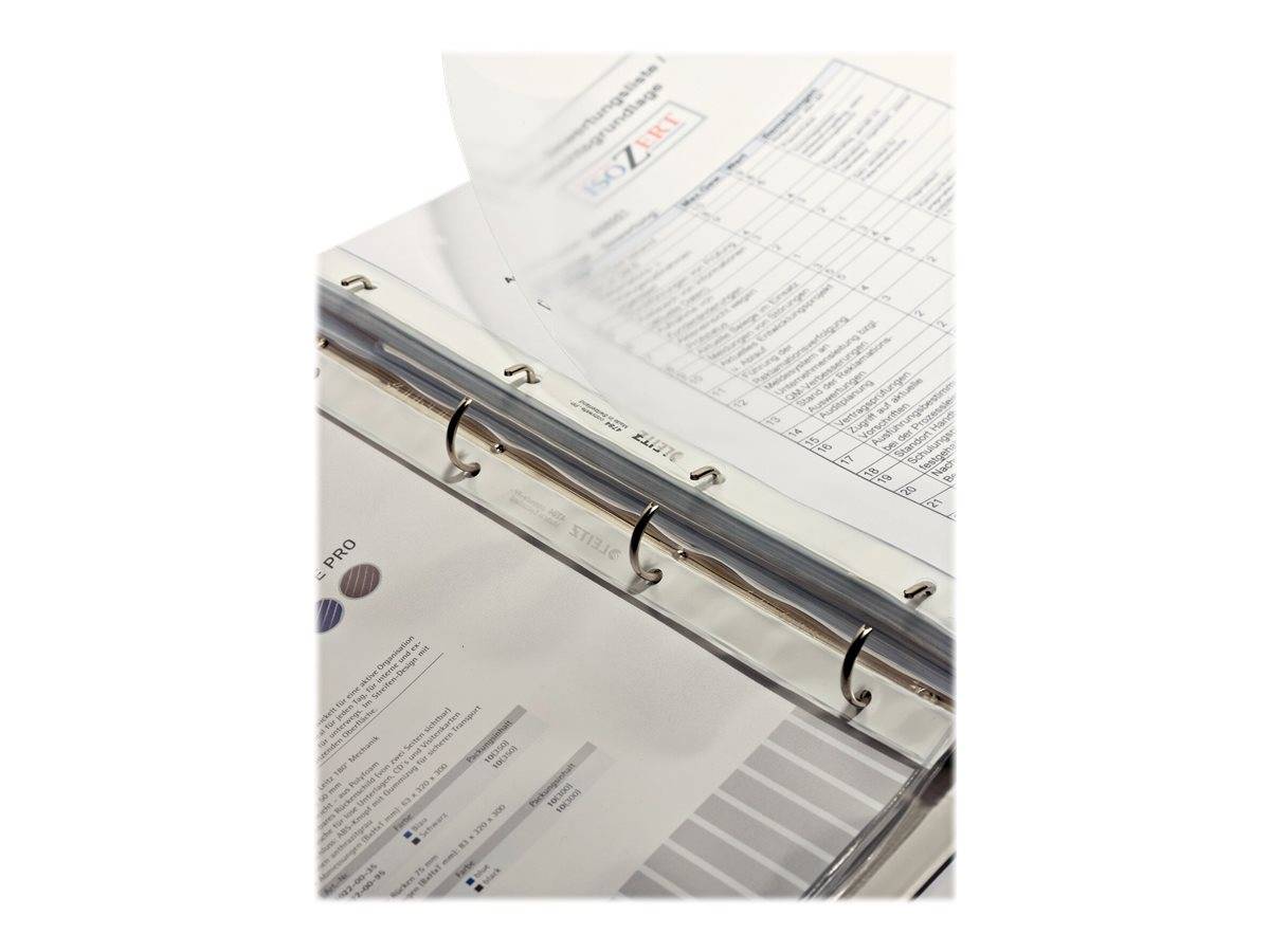 LEITZ Prospekthüllen 4784 DIN A4 transparent genarbt 0,13 mm, 100 St.