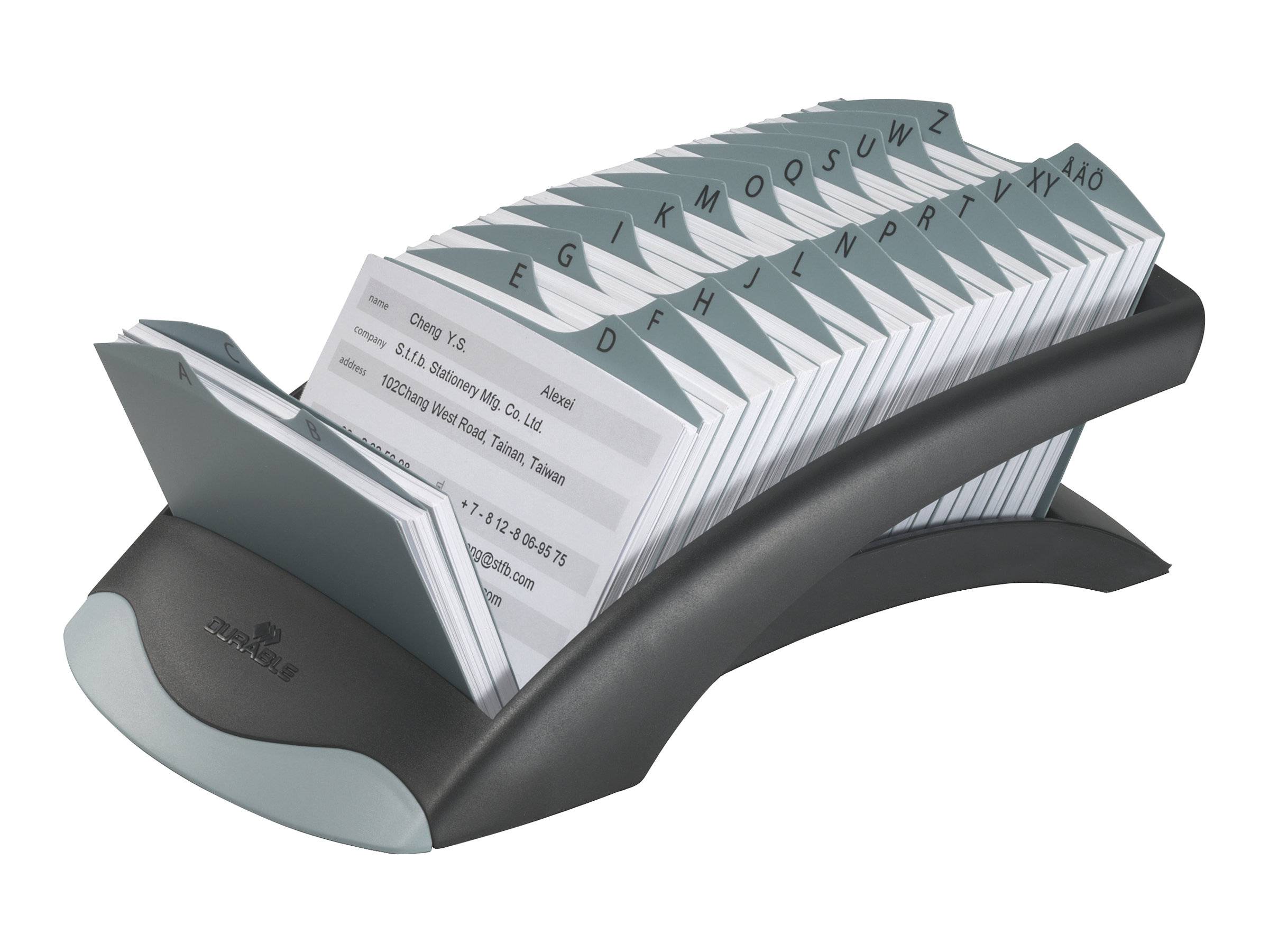 Durable TELINDEX desk vegas - Kartei - 25 Teile