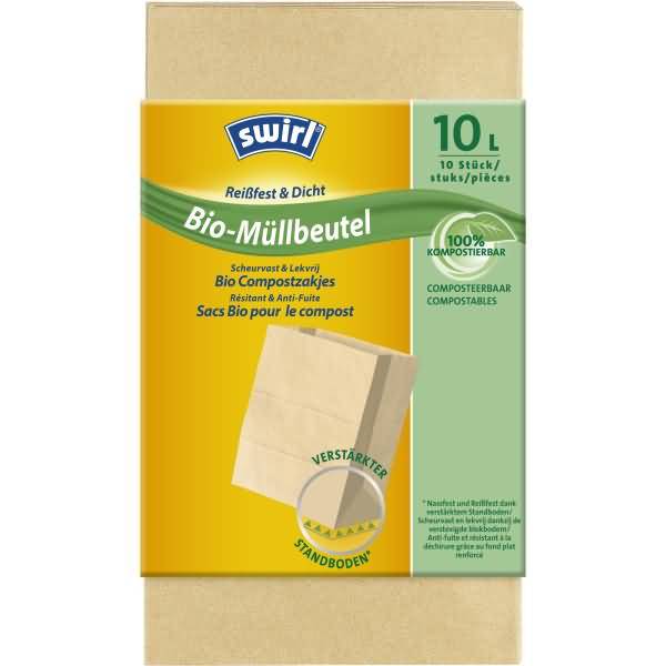 Müllsack Bioabfall Papier 10l 10 Stück