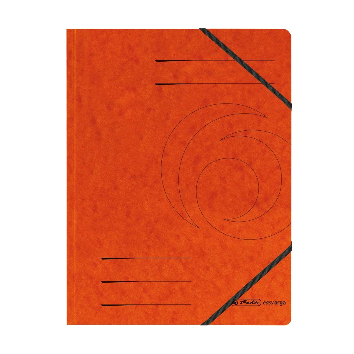 Herlitz 972463 - Konventioneller Dateiordner - A4 - Karton - Orange - Matt - 1 Stück(e)