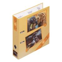 Pagna Motivordner Zootiere 7.5 cm DIN A4 - A4 - Beige; Orange