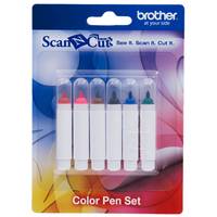 Brother CAPEN1 - Schwarz - Blau - Braun - Grün - Pink - Rot - 6 Stück(e) - ScanNCut CM100DM - CM250 - CM350 - CM350H - CM350R - CM550DX - CM650W -