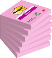 3M Super Sticky Haftnotizen extrastark pink 6 Blöcke - 76 x 76 mm - 90 Blatt - P