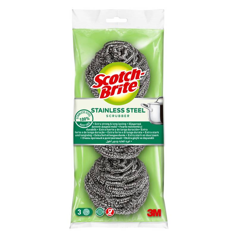 Scotch-Brite Edelstahl-Spirale klein