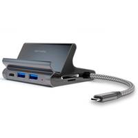 4smarts Universal Tablet und Phone Stand mit 7in1 Hub plus DeX-Modus grau