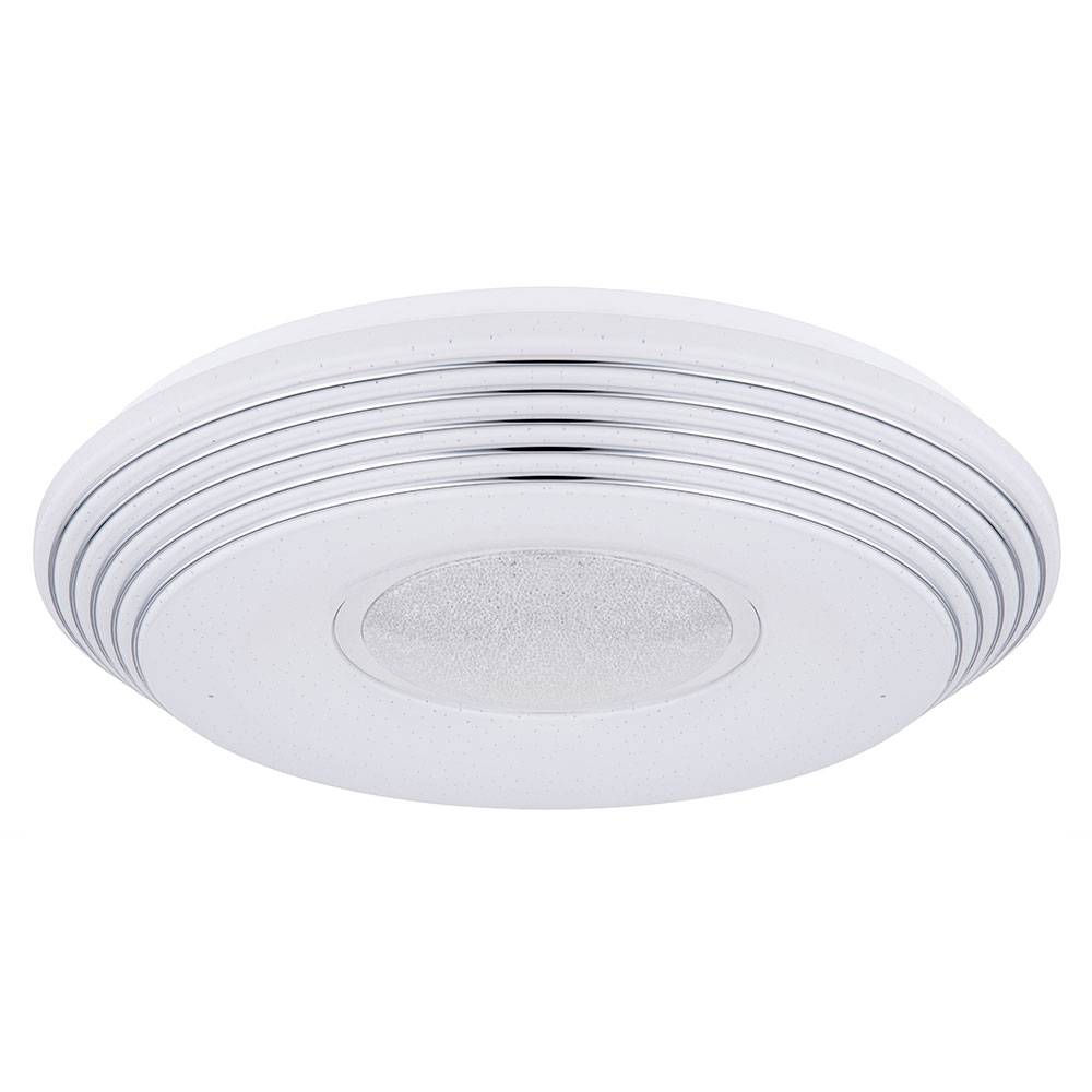 Deckenleuchte dimmbar mit Fernbedienung Küchenlampe LED Deckenlampe Wohnzimmer mit Sterneneffekt, Lichtfarbe verstellbar, 40W 2620lm warmweiß-kaltwe