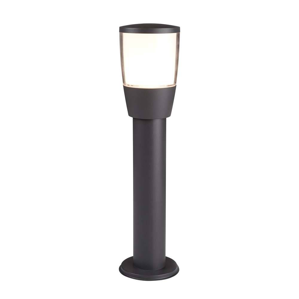 Steh Stand Lampe Leuchte Außen Garten Bade Zimmer Beleuchtung Dunkel-Grau