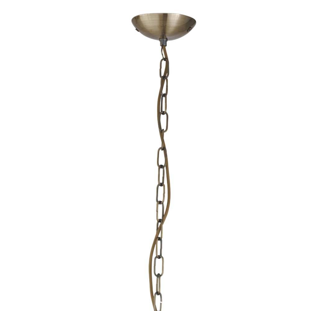 Orbit 4Flammiger Käfigrahmen Kugel Pendelleuchte, Antik Messing Antique Brass