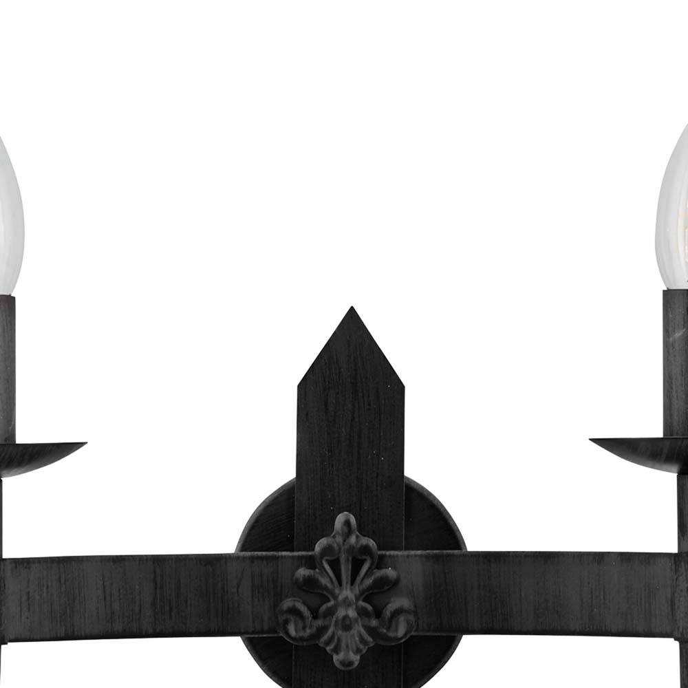 Wand Spot Lampe Leuchte Schwarz Flur Büro Schlaf Ess Wohn Zimmer Beleuchtung