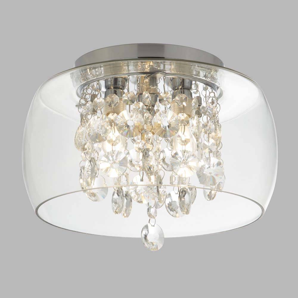 LED Decken Lampe Leuchte Chrom Flur Büro Küche Schlaf Wohn Zimmer Beleuchtung