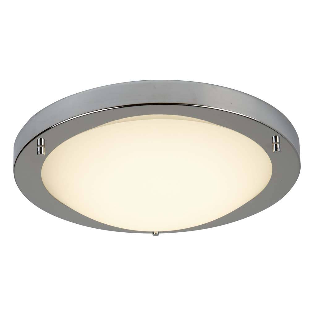 LED Decken Lampe Leuchte Silber Weiß Flur Bade Schlaf Wohn Zimmer Beleuchtung