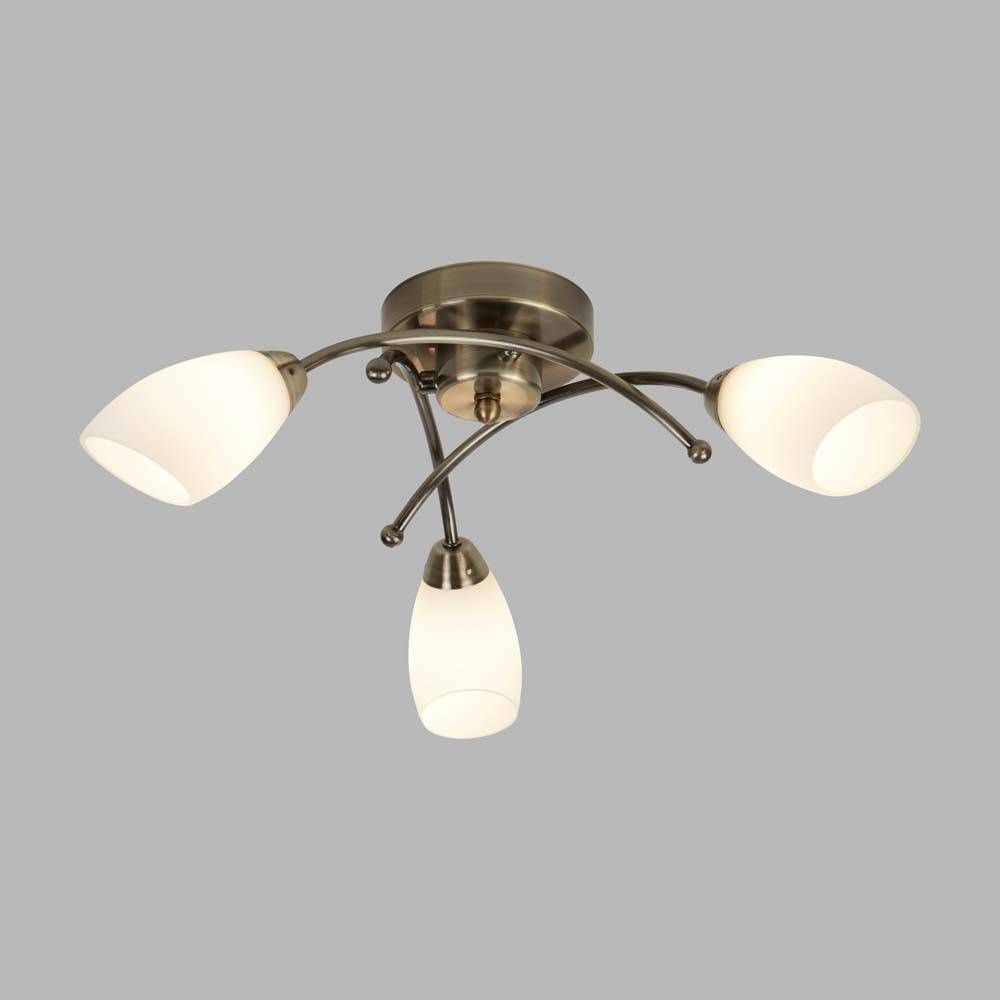 Decken Lampe Leuchte Antik Messing Flur Büro Ess Schlaf Wohn Zimmer Beleuchtung