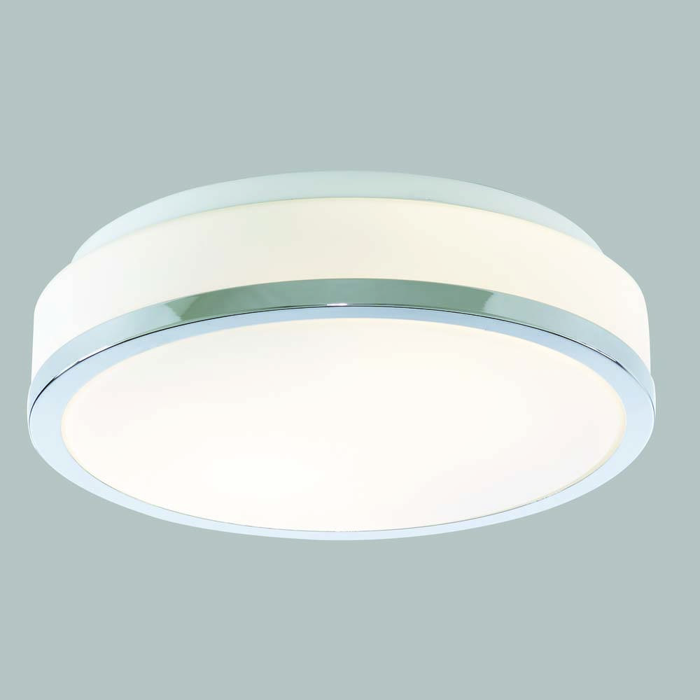 Decken Lampe Leuchte Chrom Weiß Flur Büro Schlaf Wohn Bade Zimmer Beleuchtung