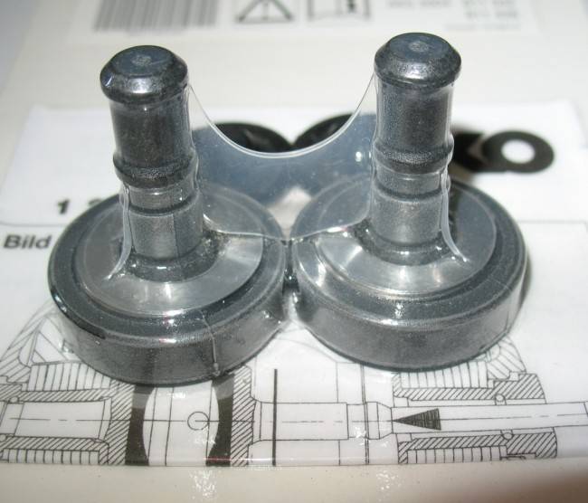 1 Satz AL-KO - Reibbeläge Set - gesteckt - Hersteller ALKO - Teile Nr. 1220755