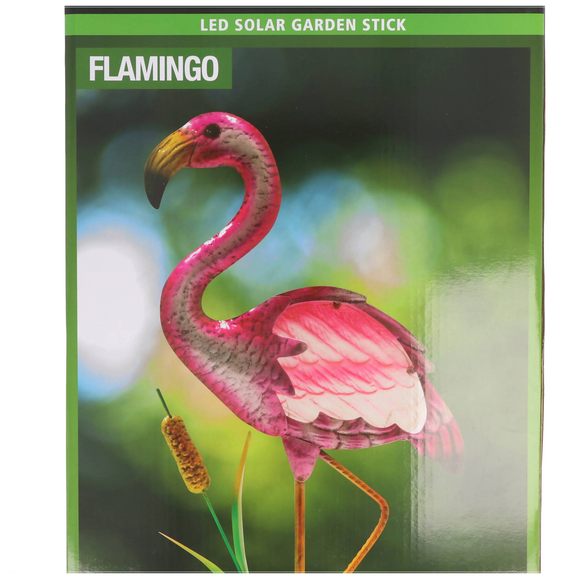 LED-Flamingo bunte Version mit einer weissen LED bis zu 8 Stunden Leuchtdauer, GL1044EZ, 0884620059774