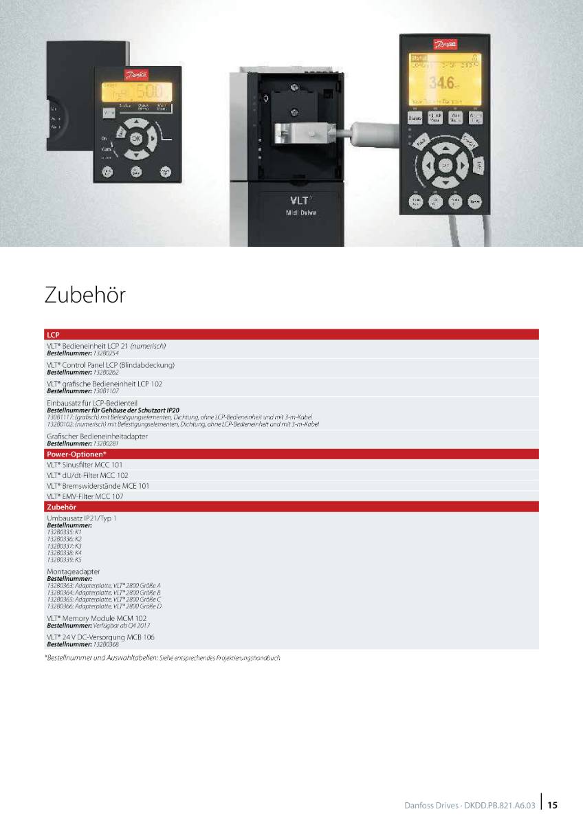 Danfoss Frequenzumrichter FC-280P11KT4E20H1BXCXXXSXXXXAX<br>VLT® Midi D