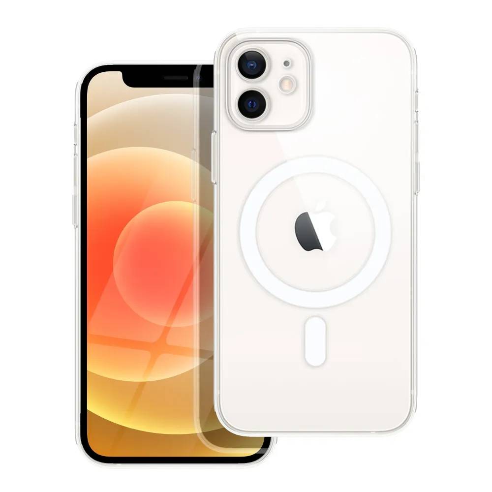 Schutzhülle Cover Magnetische Hülle Clear Handyhülle kompatibel mit iPhone 12