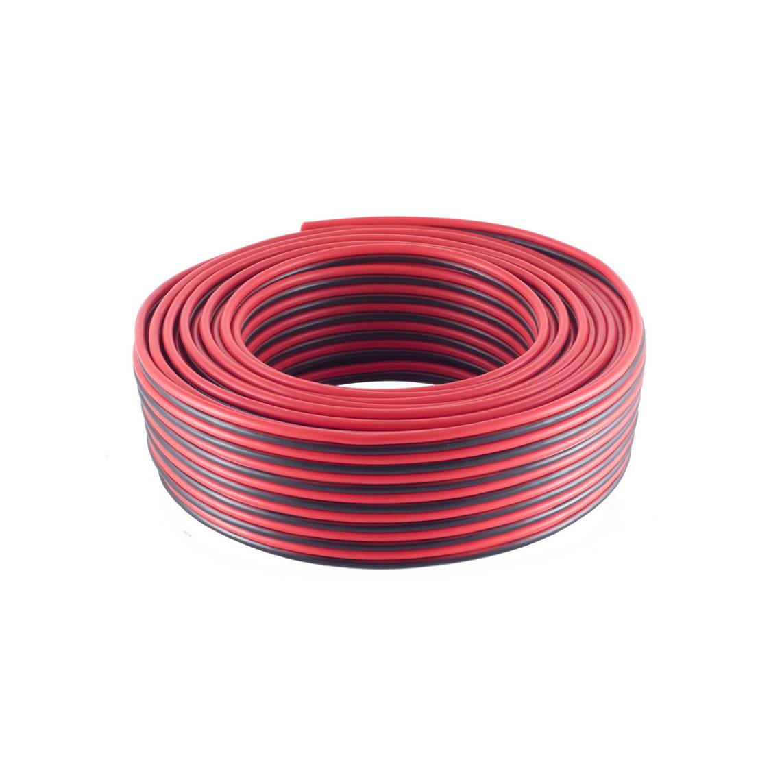 LS-Kabel 0,75mm² 24x0,2 CCA rot/schwarz 10m