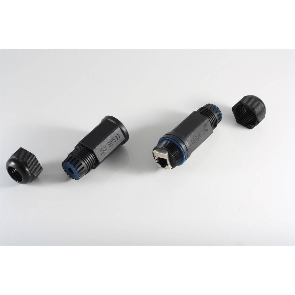 Patchkabelkupplung Verbinder CAT 6, IP67, Outdoor