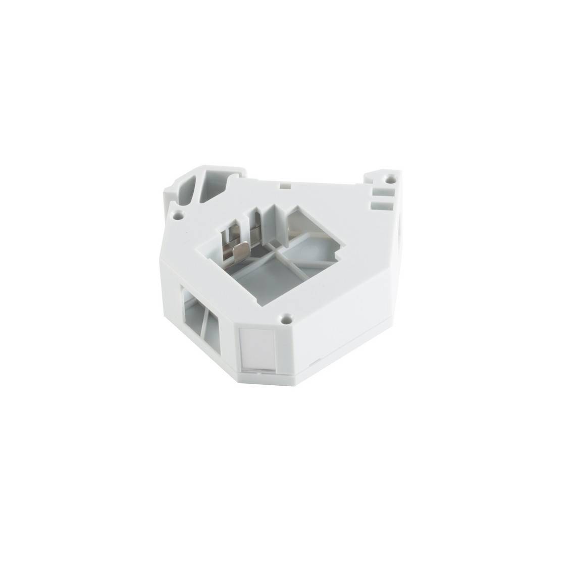 Netzwerk Hutschienenadapter für RJ45 Keystonemodule, weiß