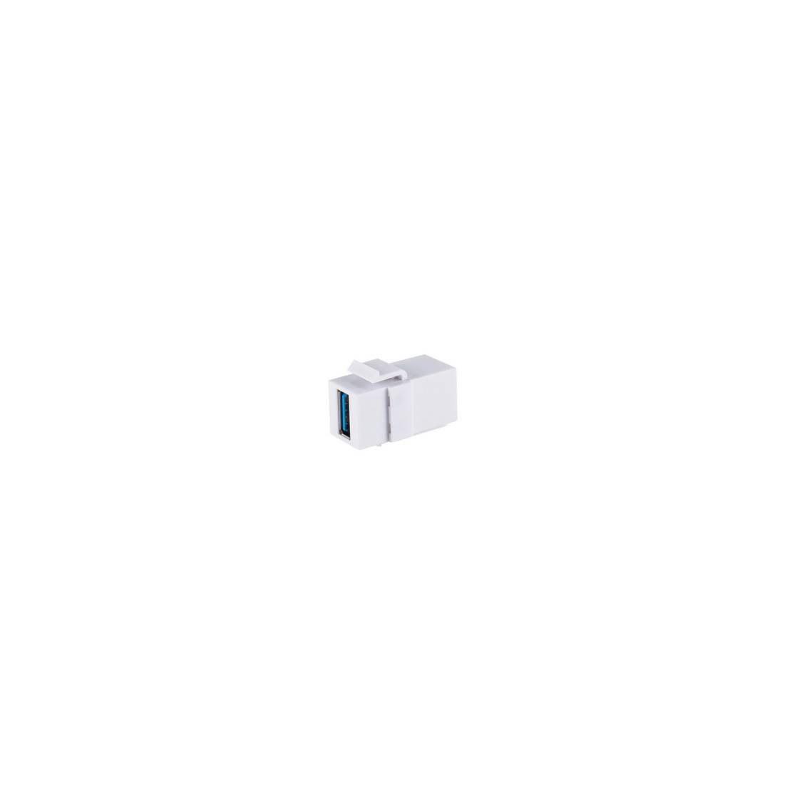 Keystone Verbinder USB-A-Buchse 3.0, 5Gbps, Winkel