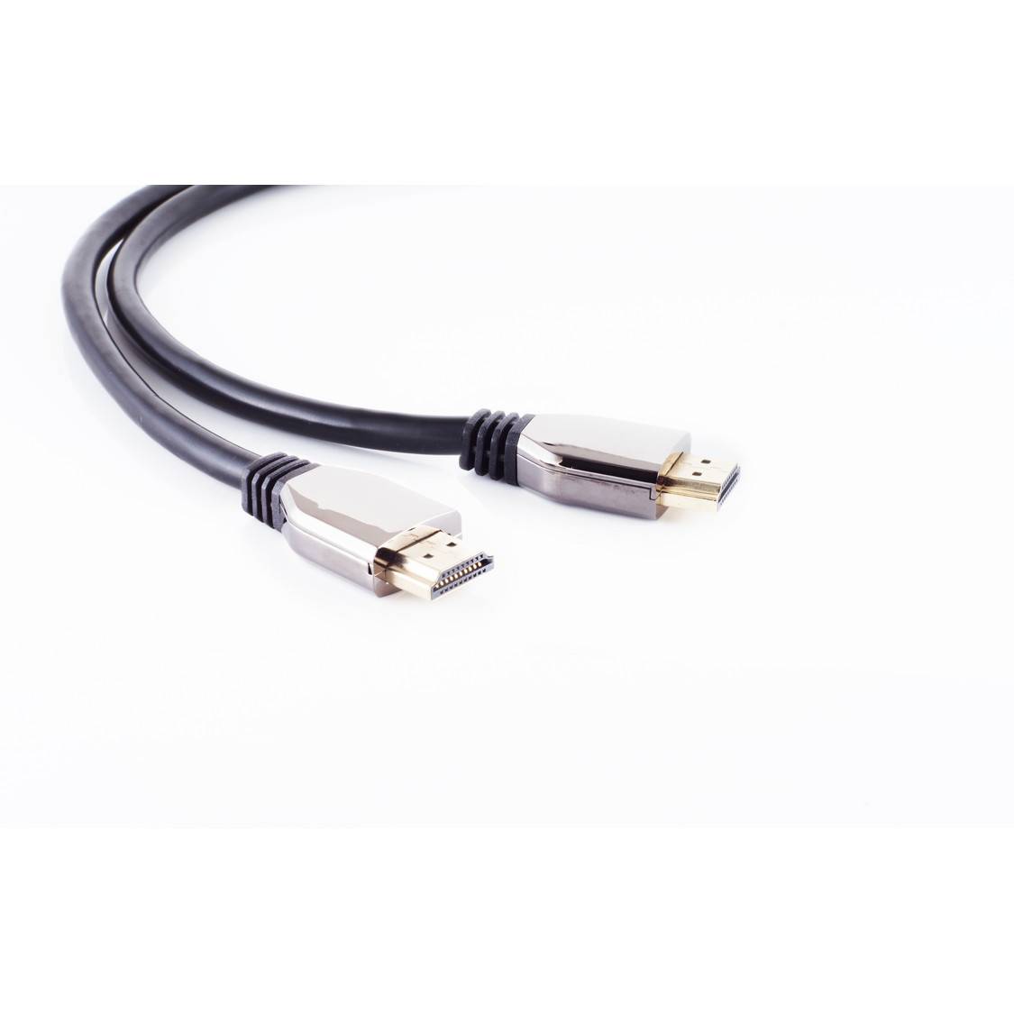 Ultra HDMI Kabel, 10K, Metall, schwarz, 5m